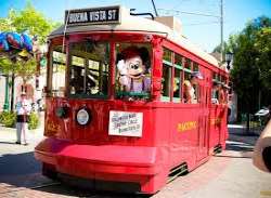 The red trolley cars in Buena Vista Street have special significance. There are two trolley car numbers: 623 and 717. The 